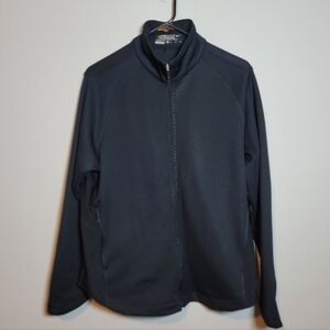 Nike Golf Women's XL Therma-Fit Tour Performance Jacket Black Full Zip Golfcore